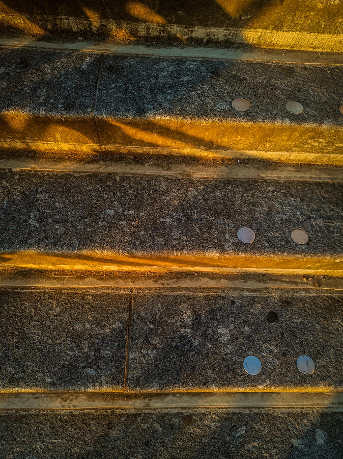 Staircase sunlight