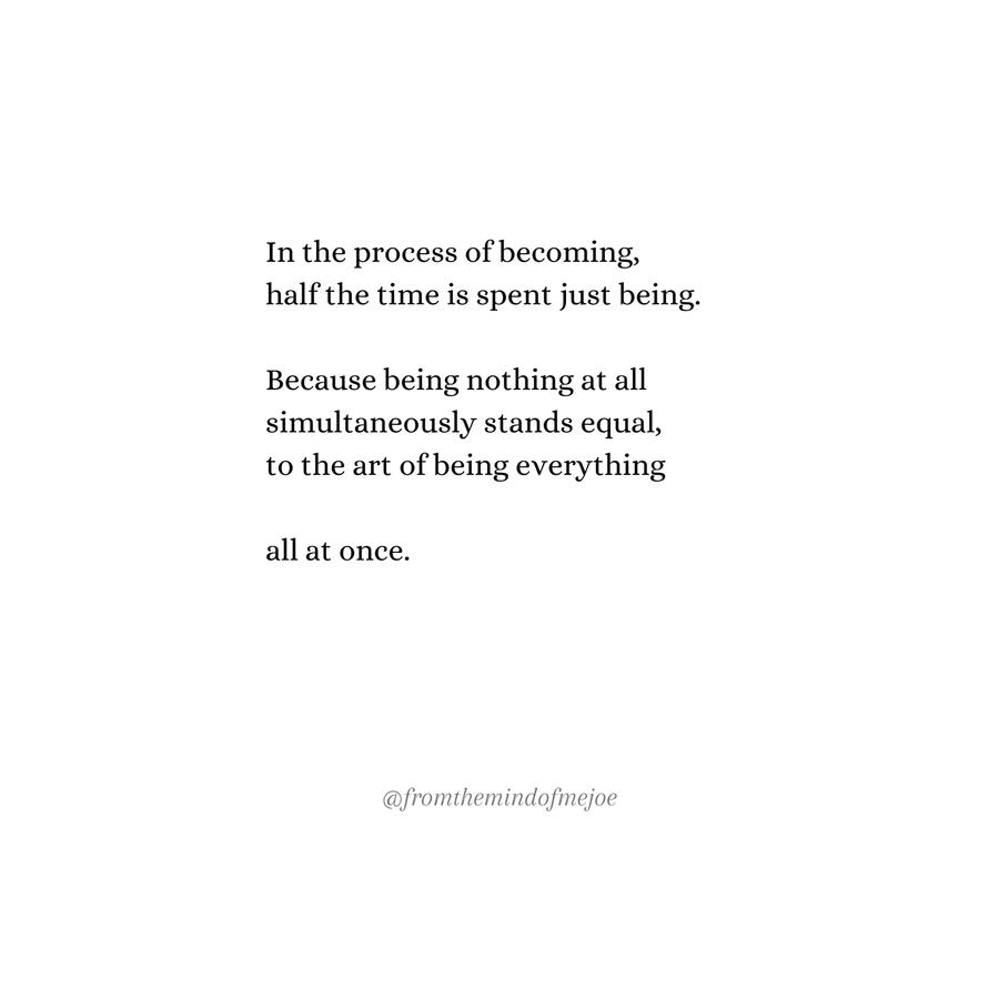 Nothing or everything