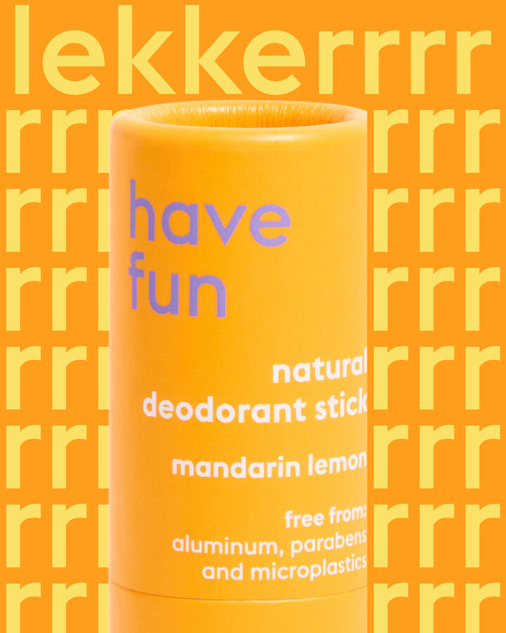 Lekker travel size mandarin lemon